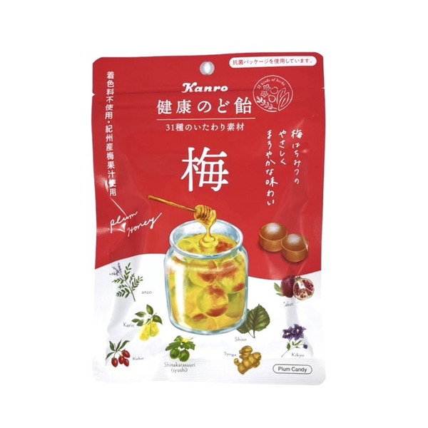 甘露Kanro 健康梅子潤喉糖 90g