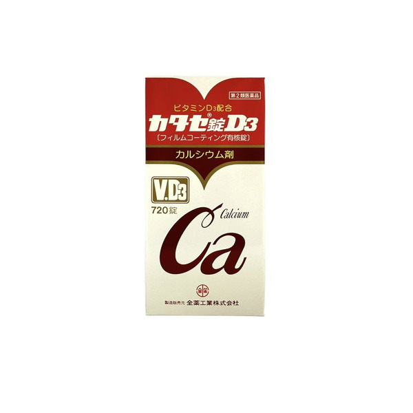 全藥工業　KATASE鈣片D3 720錠