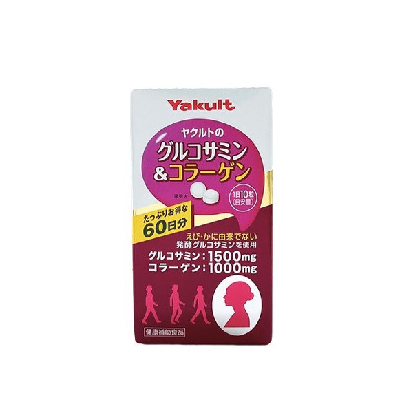 養樂多Yakult 葡萄糖胺&膠原蛋白 600粒