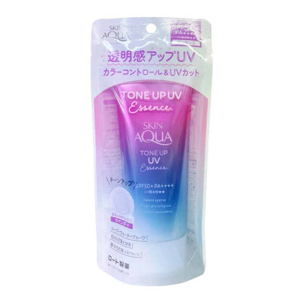 樂敦製藥 SKIN AQUA彩色防曬隔離SPF50+ 薰衣草紫 80g