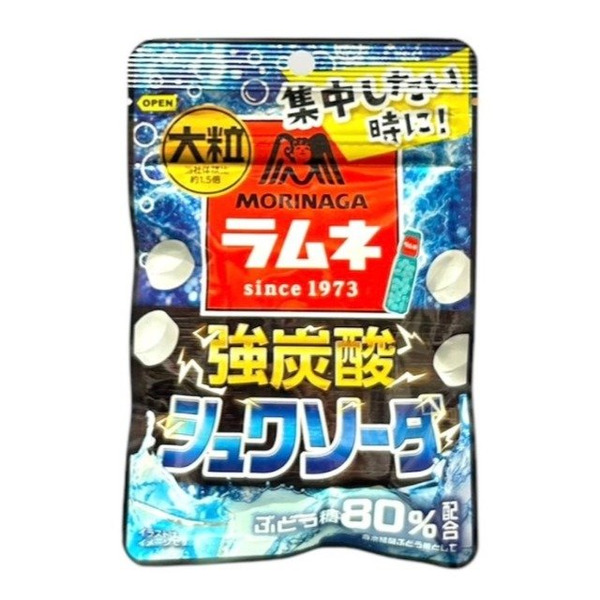 森永製菓MORINAGA 強烈蘇打汽水糖 大粒 25g