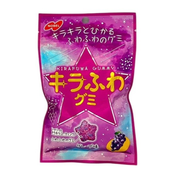 諾貝爾NOBEL Kirafuwa 葡萄口味星星軟糖
