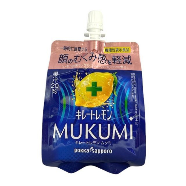 POKKA 札幌食品 Kire-to檸檬果凍飲 MUKUMI 165g