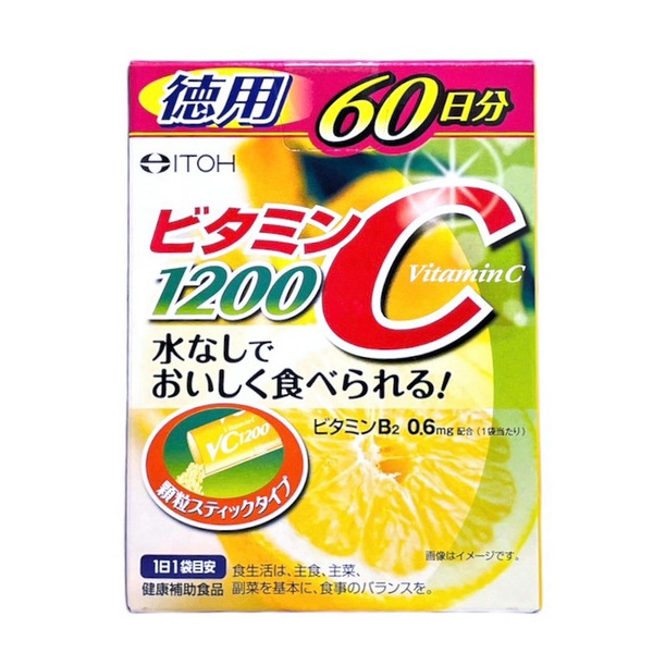 井藤漢方製藥ITOH 維他命C粉1200mg 2g×60袋