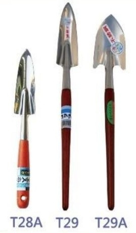 松格(T28A、T29、T29A)不銹鋼迷你小尖鏟、不銹鋼迷你長木柄（小尖）鏟、不銹鋼迷你長木柄（寬）尖鏟