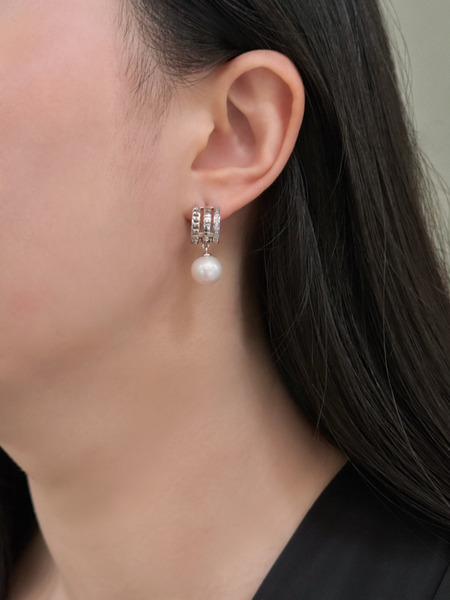 鏈影重奏珍珠耳環