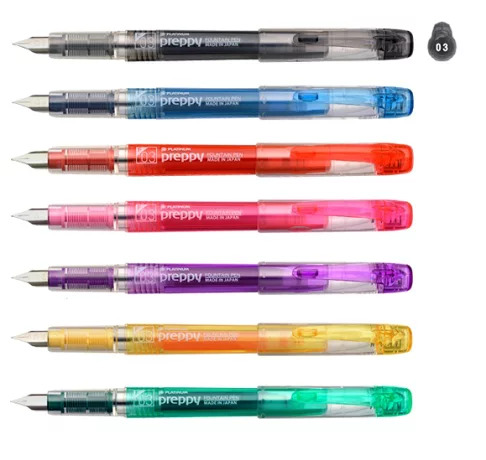 【Platinum】Preppy 入門鋼筆 F尖 03 細字｜日本製 入門鋼筆 書寫順暢