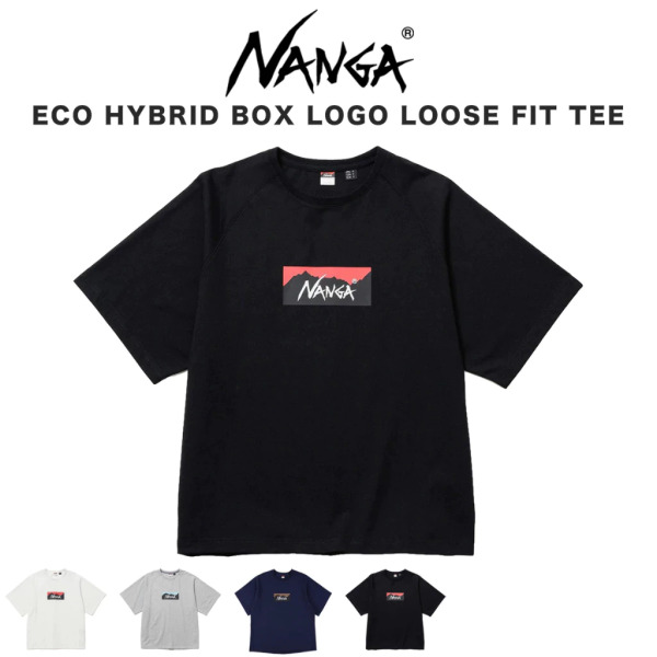NANGA｜ECO HYBRID 寬鬆版BOX LOGO T-Shirt