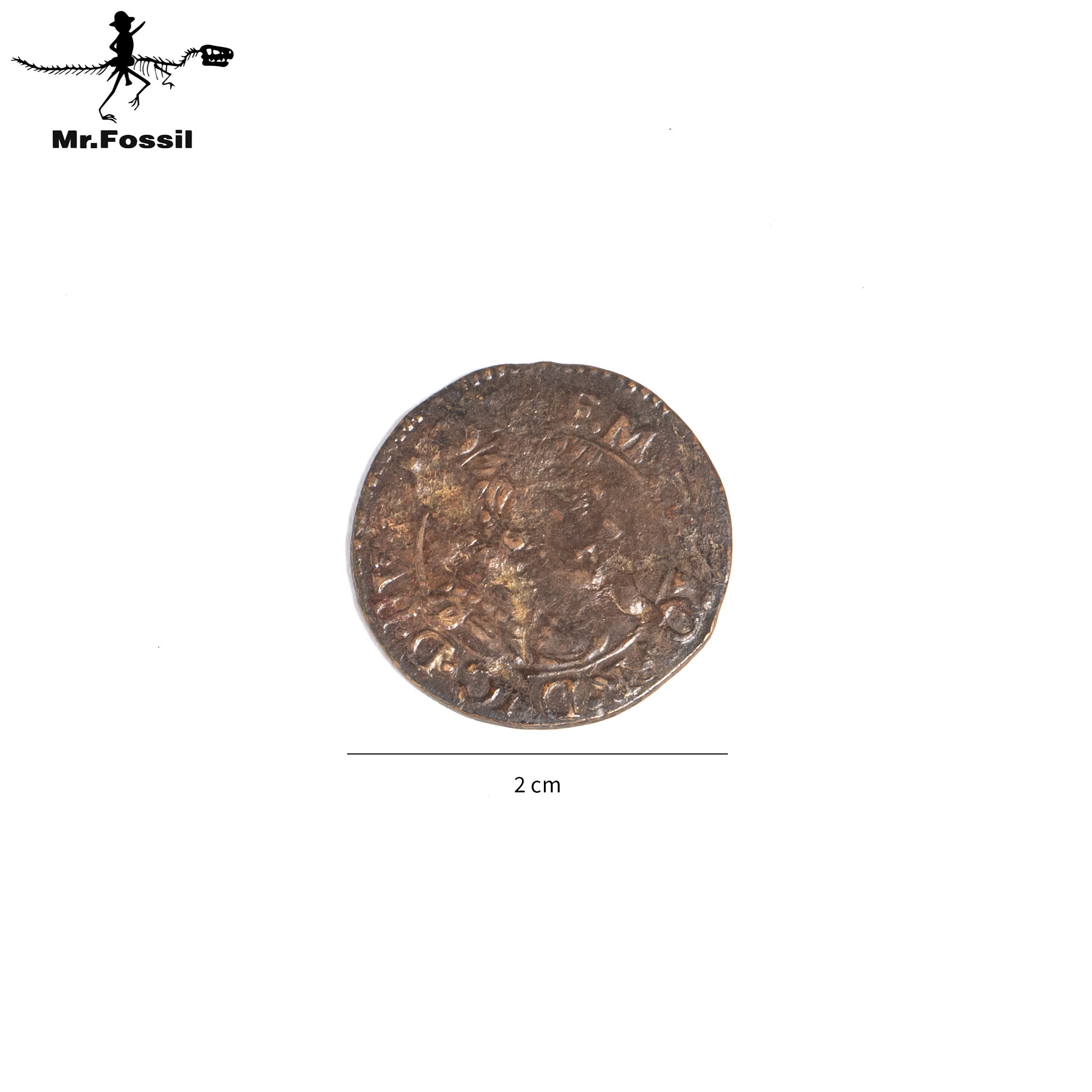 法國古銅幣-路易十三#17 mrfossil化石先生