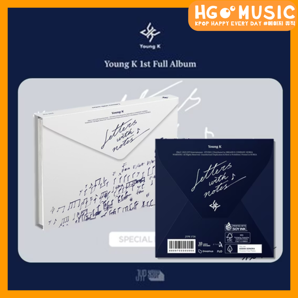 Young K 姜永晛 DAY6 - [ LETTERS WITH NOT ] 正規一輯