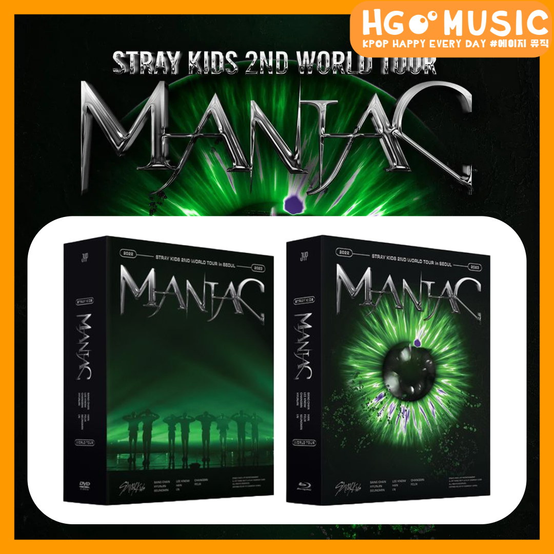 Stray Kids -2ND WORLD TOUR MANIAC BLU-ray 藍光DVD 韓居hgmusic