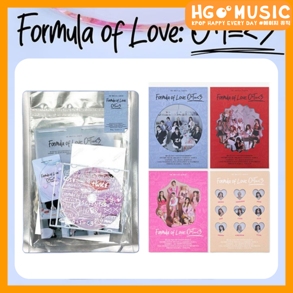 TWICE formula of love:O+T=<3 アラジン特典、10枚 TWICE - [FORMULA
