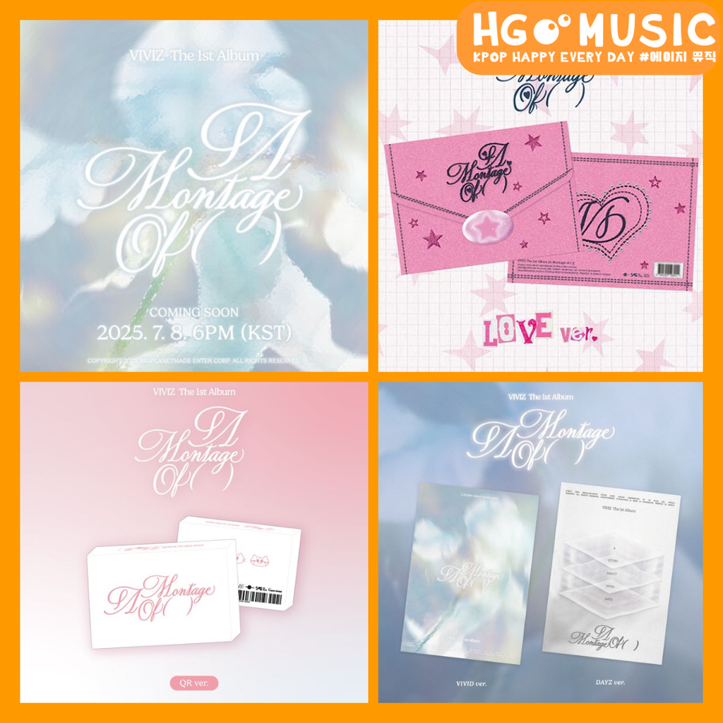 VIVIZ gfriend - [A MONTAGE OF ( )] 正規一輯韓居hgmusic