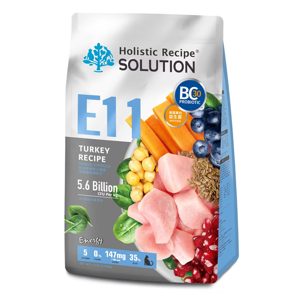 耐吉斯｜E11 優腎火雞餐-無穀熟齡貓低磷配方  Energy 能量碗系列(貓飼料)