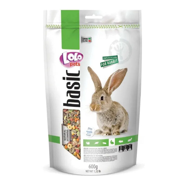 歐洲LoLo｜營養滿分寵物兔主食600g 鼠主食 小動物飼料