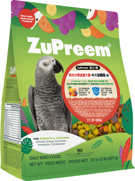 路比爾｜水果滋養大餐 中大型鸚鵡飼料