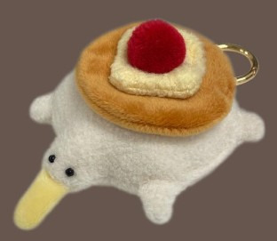 [娃娃鑰匙圈] 奶油鬆餅奇異鳥