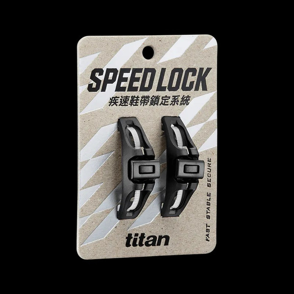Titan SPEED LOCK 疾速鞋帶鎖定系統 (黑色/白色)