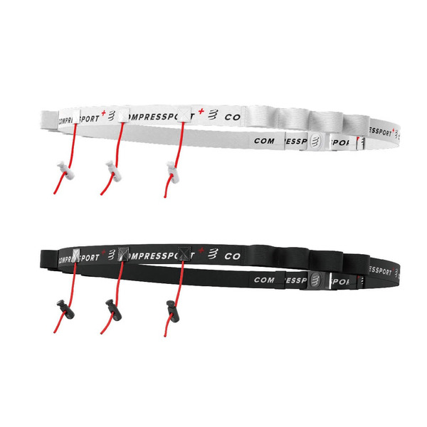 Compressport Race Belt 號碼帶 (黑/白)