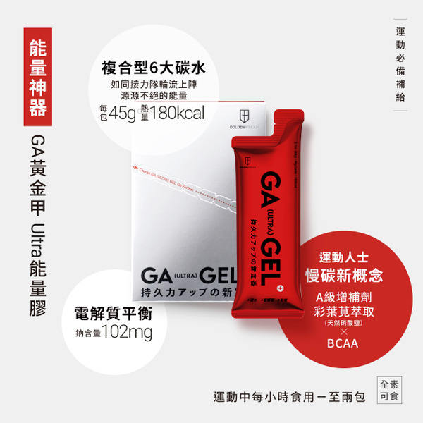 GA黃金甲 Ultra能量膠 大紅膠 60g/包