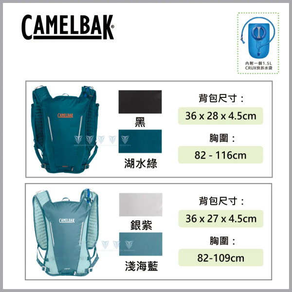 Camelbak Circuit 7 背負式馬拉松水袋背心 (附1.5L快拆水袋)