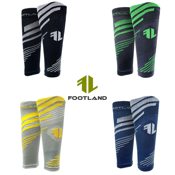 FOOTLAND CS螺旋分段加壓運動小腿套-PI (多色可選)
