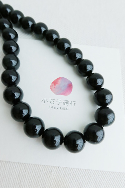黑曜石-12mm圓珠