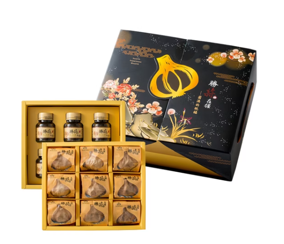 【詠統生物科技】 勝蒜在握 金賞禮盒(黑蒜頭+黑蒜精)