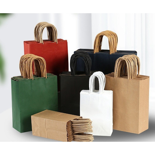 【531禮物網】牛皮紙袋 手提紙袋 牛皮手提袋 服裝袋 文具袋 高檔紙袋 外賣袋子禮品袋 包裝袋 紙提袋 禮物袋 婚禮袋