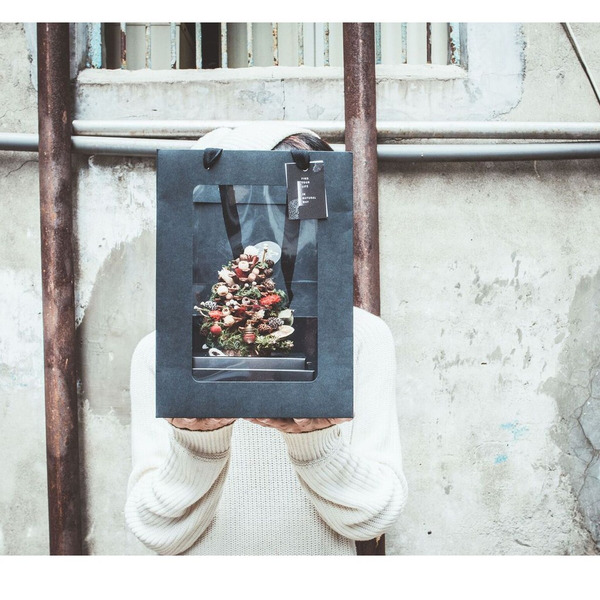 🔥現貨🔥531禮物網💖透視提袋/花束/透明袋/禮品袋/情人節/禮物袋/DIY/手提袋/送禮/紙袋/禮物包裝袋/開窗袋