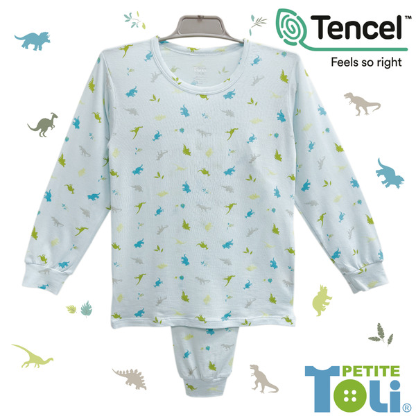 台灣男童萊賽爾長袖套裝