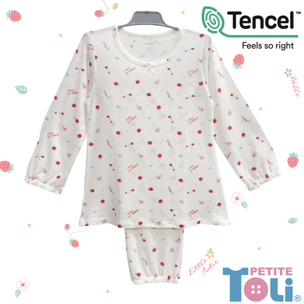 台灣女童萊賽爾長袖套裝