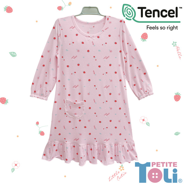 台灣女童萊賽爾長袖洋裝