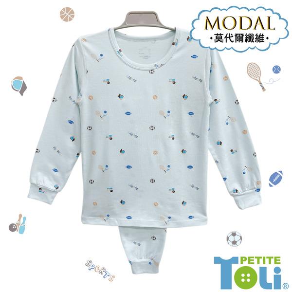 台灣男童莫代爾長袖套裝