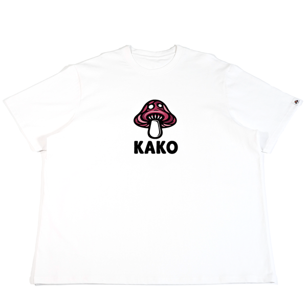 KAKO MUSHROOM LOGO TEE WHITE (Pink Camo)
