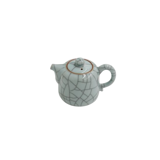 金達摩茶器具禮盒｜哥窯如意壺