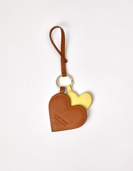 荷蘭O MY BAG - Hearts Bag Charm 心形吊飾 - Ruby and Butter