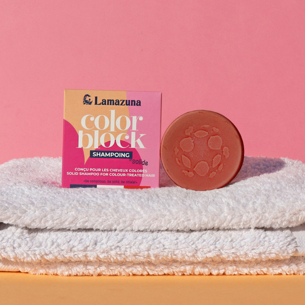 法國Lamazuna－櫻桃油修護固體洗髮皂（染後髮質專用）