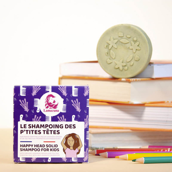 法國Lamazuna－Happy Head快樂頭固態洗髮皂（兒童用）
