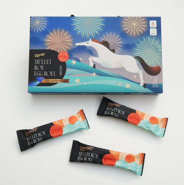 🏮燈會聯名🏮烏魚子蛋捲禮盒(8入)【Coastline海岸鮮物(鑫溶實業股份有限公司)】