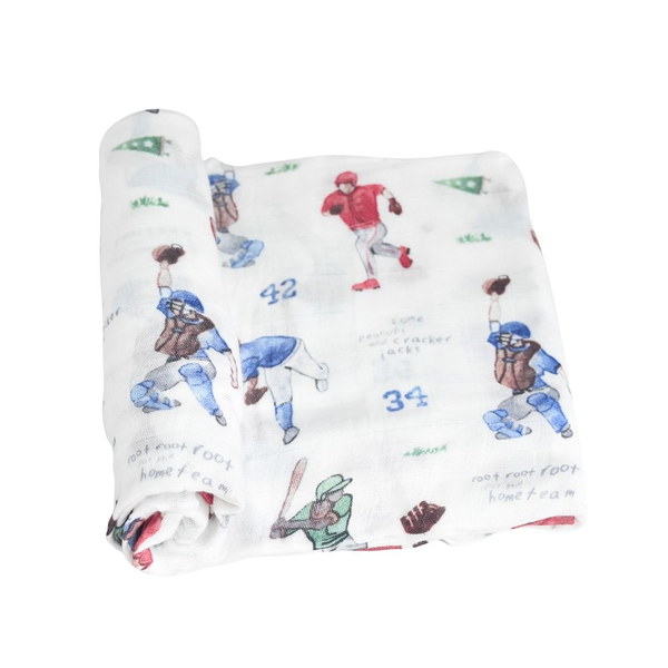 LittleUnicorn 竹纖維紗布巾單入組 紅不讓