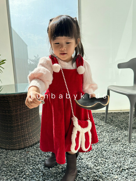 可愛兔子兩件式洋裝(版型正常)