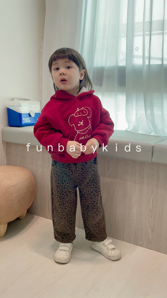 hello小狗狗加絨厚帽T