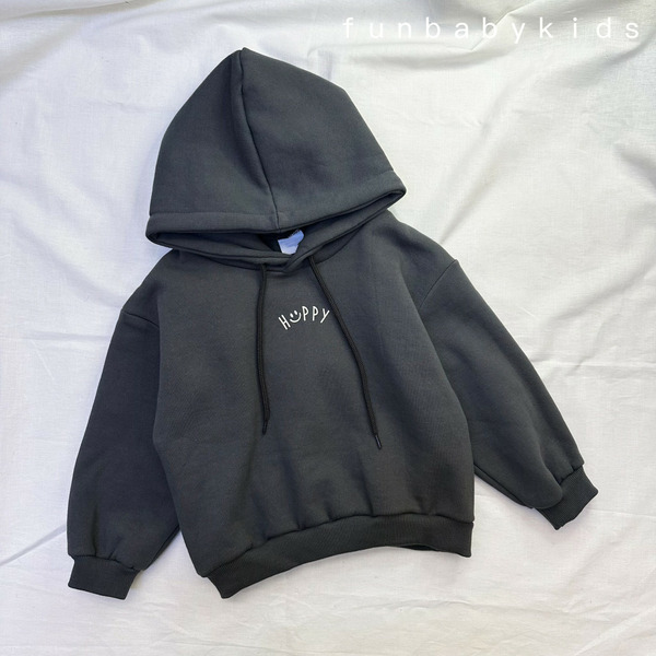 正韓HAPPY連帽兒童帽T
