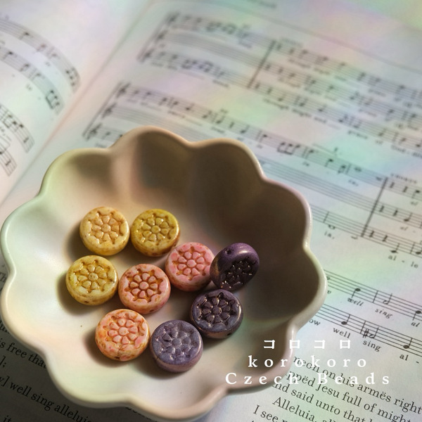 捷克珠 ౨ৎ korokoro  船舵硬幣 玻璃珠 12mm