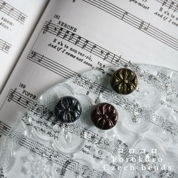 捷克珠 ౨ৎ korokoro 蜘蛛 玻璃珠 13mm