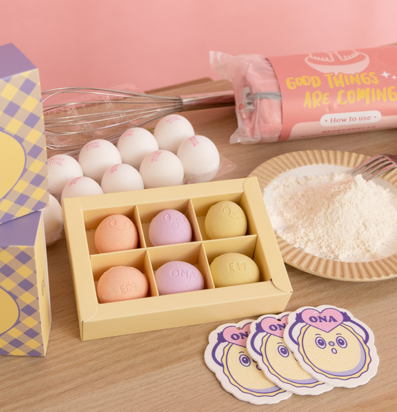 雞蛋糕泡腳球禮盒6入