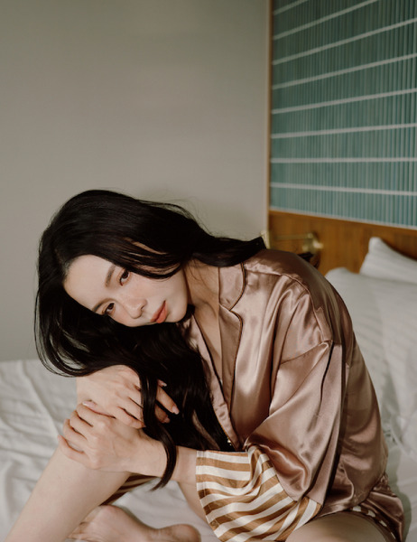 暮色摩卡緞面睡衣