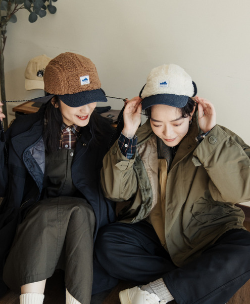 短絨丹寧飛行帽 / 3色