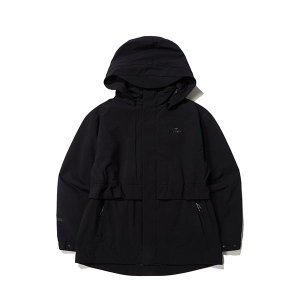【EIDER】女Gore-tex Windstopper 防風抗水中長版外套 / 23EDWU23103-[黑]